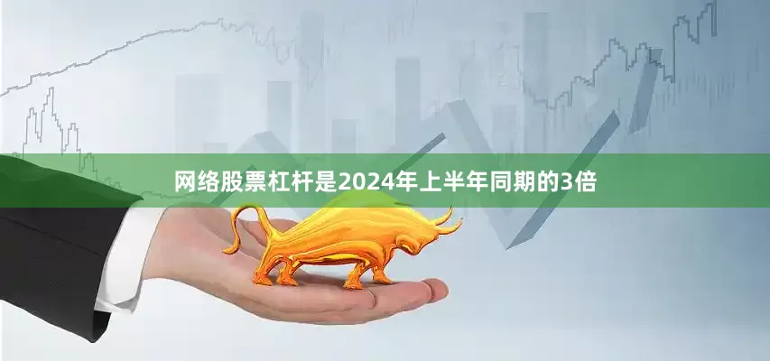 网络股票杠杆是2024年上半年同期的3倍
